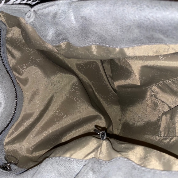 Stella McCartney Large Falabella - Grey w Silver Chain - Picture 8 of 16